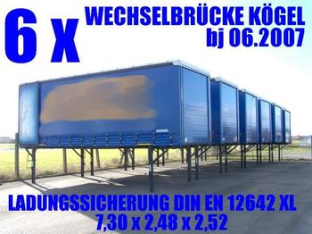 Kögel ENCO 74 / wechselbrücke LASI / LADUNGSSICHERUNG - Växelflak/ Container