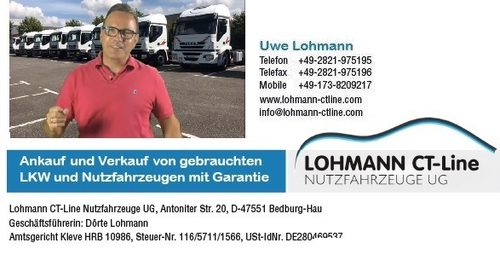 SCHMIDT 3-Achs Kofferauflieger+ LBW - Semitrailer